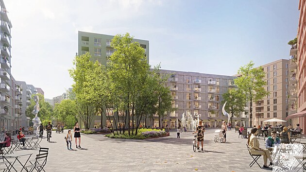 Do finále soutěže o podobu nové ostravské čtvrti Žofinka postoupila pražská kancelář Pavel Hnilička architects+Planners. Jejich návrh ukazuje vizualizace.