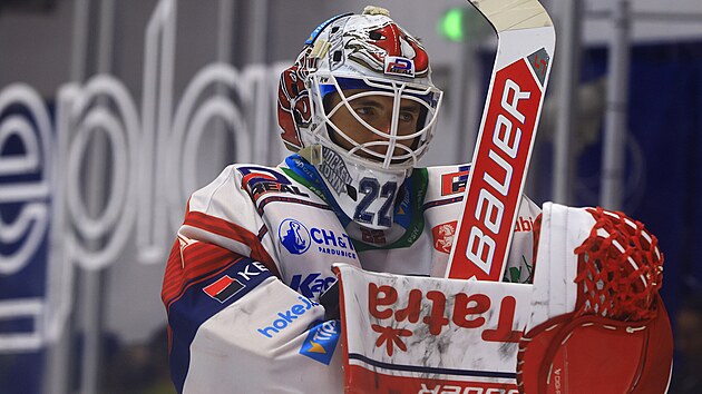 Pardubický brankář Roman Will ve finále s Kometou Brno. Pardubický brankář Roman Will ve finále s Kometou Brno.