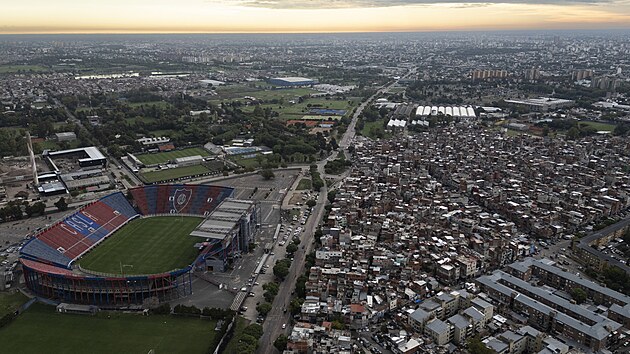 Stadion San Lorenza na okraji argentinského Buenos Aires.