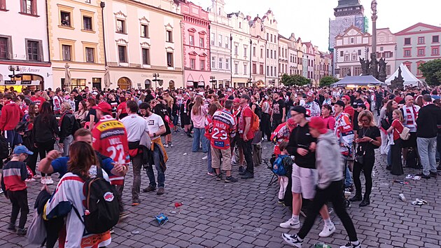 Pardubické fanoušky výsledek finále extraligy zarmoutil. (29. dubna 2025)