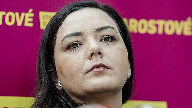 Poslankyně STAN Barbora Urbanová ve Sněmovně (22. dubna 2025)