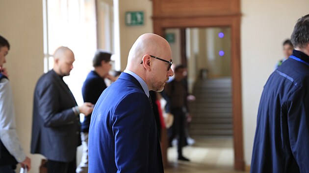 Místostarosta Skřinářova na Žďársku a bývalý advokát Vítězslav Musil u Krajského soudu v Brně.