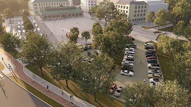 Vizualizace plánované budoucí podoby olomoucké tržnice