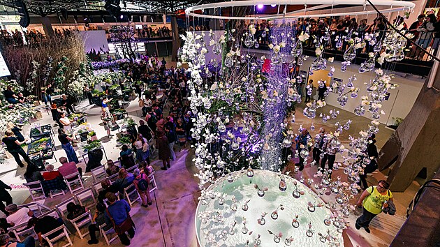 Na olomouckém výstavišti začal ve čtvrtek 24. dubna 2025 už 67. ročník jarní květinové výstavy Flora. V hlavním pavilonu A čeká návštěvníky expozice Paralelní květy, za kterou stojí světově uznávaný florista Robert Bartolen spolu s dvanácti českými skláři.