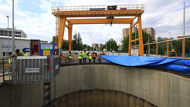 V Brně se odstřelují první metry budoucího tunelu pod sídlištěm Vinohrady (7. května 2025)