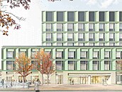 Vizualizace nového pavilonu B za 3,5 miliardy s urgentním příjmem ve Fakultní... Vizualizace nového pavilonu B za 3,5 miliardy s urgentním příjmem ve Fakultní...