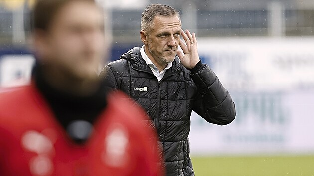 Jablonecký trenér Luboš Kozel Jablonecký trenér Luboš Kozel