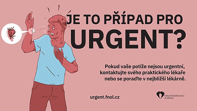 Formou komiksu upozorňuje Fakultní nemocnice Olomouc na zbytečné návštěvy urgentního příjmu. (27. května 2025)
