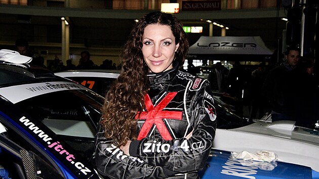 Olga Lounová při Agrotec rally Hustopeče v roce 2015