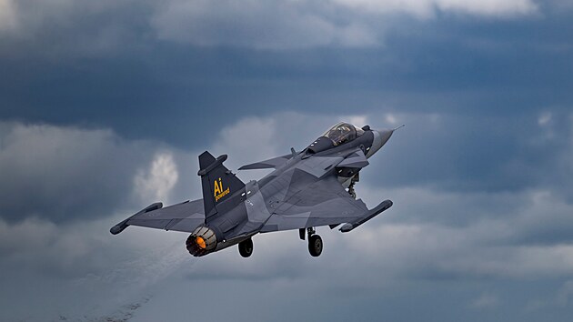 Letoun Gripen E s integrovanou umělou inteligencí Letoun Gripen E s integrovanou umělou inteligencí