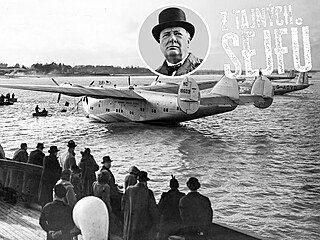 Z Ameriky se Churchill vydal v majestátním Boeingu 314. Z Ameriky se Churchill vydal v majestátním Boeingu 314.