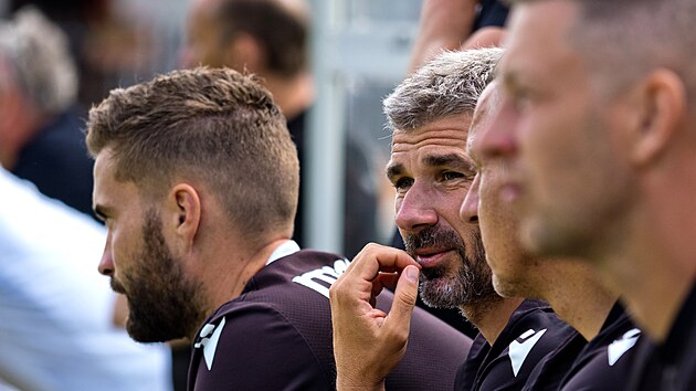 Modrá, 4. 7. 2025, fotbalová příprava FK Teplice - Viagem Ústí nad Labem. Jan Rezek, asistent trenéra Teplic.