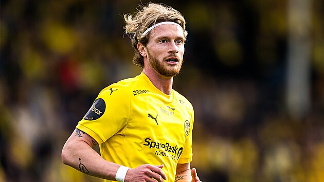 Dánský kanonýr Kasper Högh z Bodö/Glimt. Dánský kanonýr Kasper Högh z Bodö/Glimt.