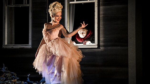 Sopranistka Doubravka Novotná, sólistka Národního divadla Brno, jako Morgana v představení Alcina