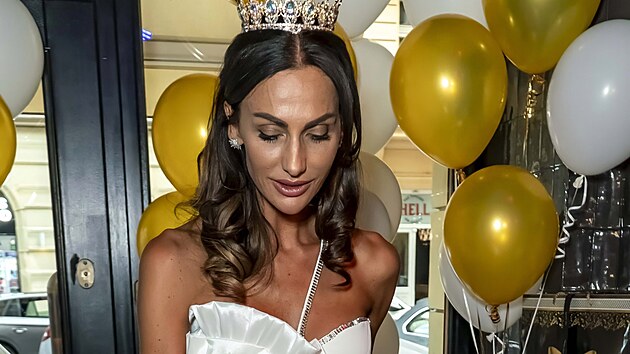 Eliška Bučková na oslavě svých 36. narozenin