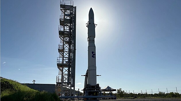 Raketa Eris připravená k jednomu z předchozích pokusů o start