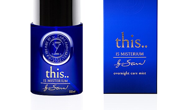 Noční bezoplachová maska this.. is Misterium Overnight Care Mist by Sara, cena 1600 Kč