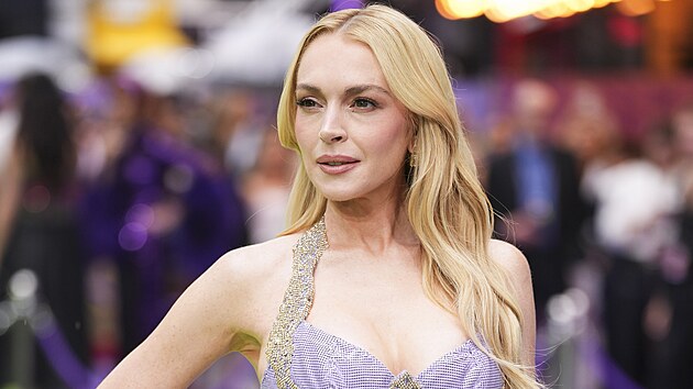 Lindsay Lohanov&aacute; v Lond&yacute;ně (31. července 2025)