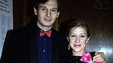 Liam Neeson a Helen Mirrenová v Londýn (18. listopadu 1984)