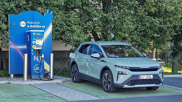 50 kW DC nabíjení u Lidl