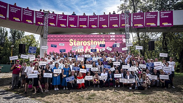Oficiální zahájení kampaně hnutí Starostové a nezávislí (STAN) před sněmovními volbami. (28. srpna 2025)