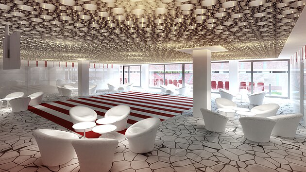 Jak by mohl vypadat moderní fotbalový stadion v lokalitě za Lužánkami v Brně, ukázal už návrh architekta Petra Hrůši z roku 2008.