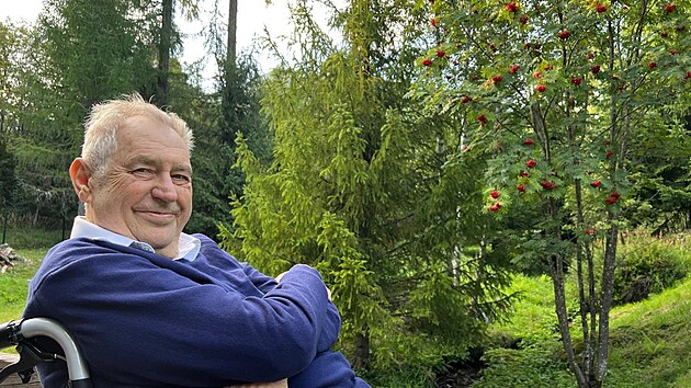 Bývalý prezident Miloš Zeman se vydal na dovolenou do slovenských Tater. (1. září 2025)