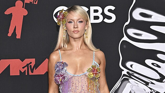 Zara Larsson na udílení MTV Video Music Awards v Elmontu (7. září 2025)