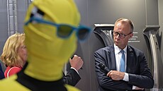 Německý kancléř Friedrich Merz zahajuje mnichovský autosalon IAA Mobility 2025