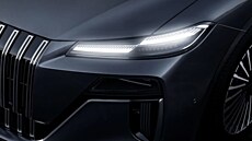 Souástí designu Roewe M7 DMH je nov i grafika svtlomet.