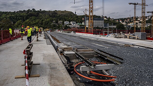 Prohlídka mostu 10. září 2025