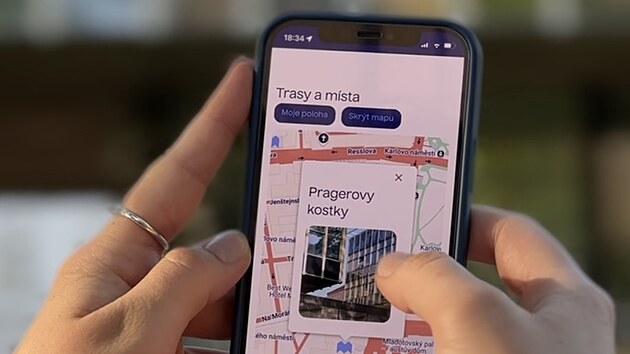 Průvodcovský web projektu Mapamátky.