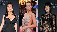 Salma Hayeková, Margot Robbie a Dakota Johnsonová