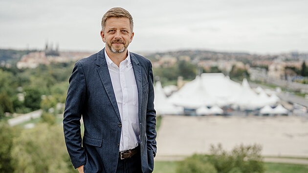 Ministr vnitra Vít Rakušan, lídr STAN ve Středočeském kraji. (23. září 2025)