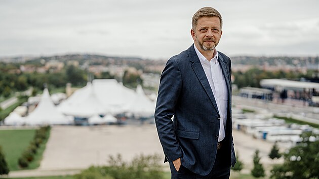 Ministr vnitra Vít Rakušan, lídr STAN ve Středočeském kraji. (23. září 2025)
