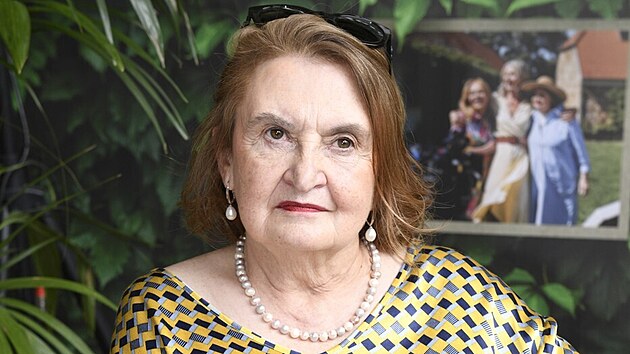 Herečka Eva Holubová (MFF KV, 6. července 2025)