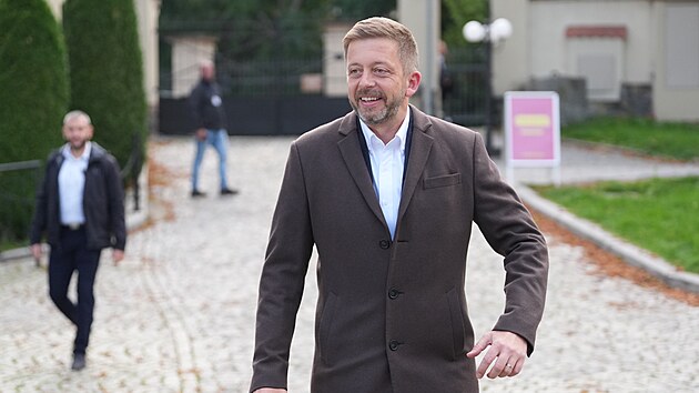 Volební štáb STAN. Vít Rakušan. (4. října 2025)