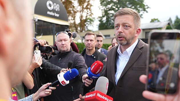 Volební štáb STAN. Vít Rakušan. (4. října 2025)