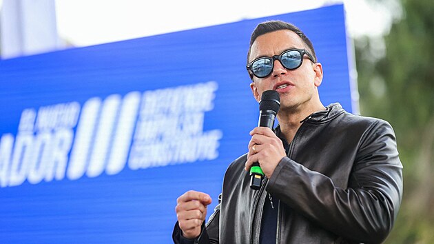 Ekvádorský prezident Daniel Noboa (7. října 2025)