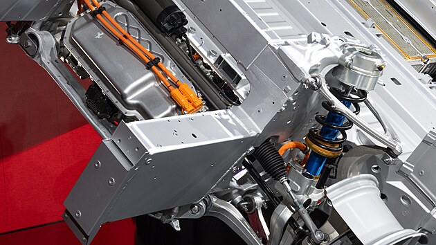 Komponenty prvního elektrického ferrari