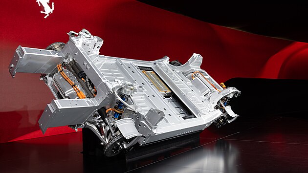 Komponenty prvního elektrického ferrari