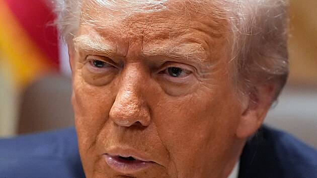 Americký prezident Donald Trump při jednání se svým argentinským protějškem Javierem Mileiem v Bílém domě (14. října 2025)