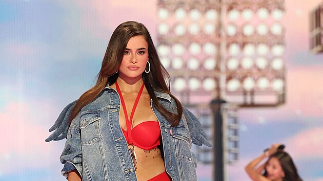 Barbie Ferreira na přehl&iacute;dce Victoria&rsquo;s Secret v New Yorku (15. ř&iacute;jna 2025)