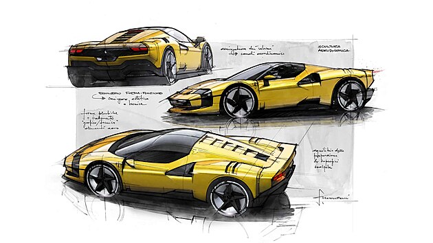 Karoserii navrhl přímo šéfdesignér Ferrari Flavio Manzoni.