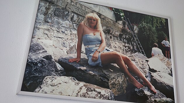 Zpěvačka byla vždy kočka, to ostatně dokládá i vystavená fotografie.