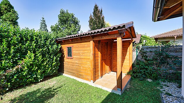 Zahradní domek na nářadí je kvalitní stavba.
