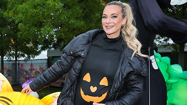 Těhotná Barbora Pleva Mottlová (říjen 2025)