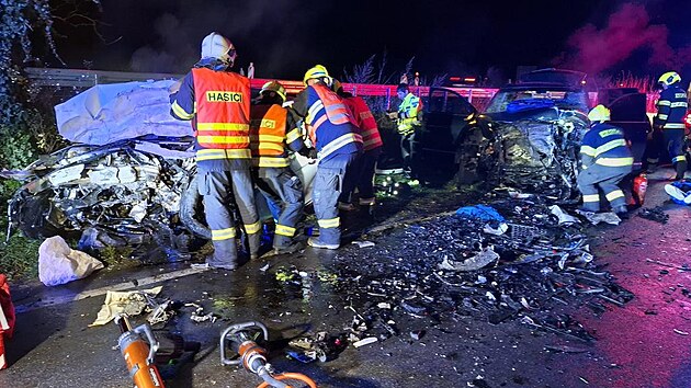 Na silnici u Křelova-Břuchotína na Olomoucku se v sobotu večer srazila dvě...