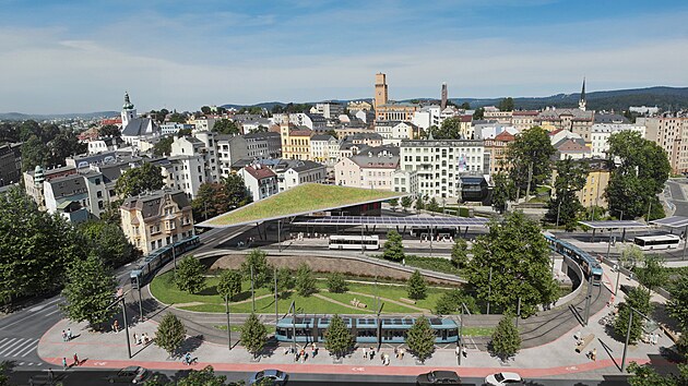 Moderní terminál by měl v Jablonci nad Nisou vyrůst do konce roku 2028.