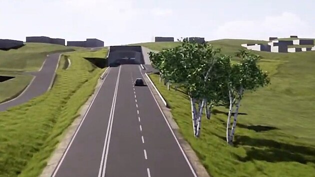 Stoupací pruh ve směru od Budějovic na Ledenice bude mít 1,7 kilometru.